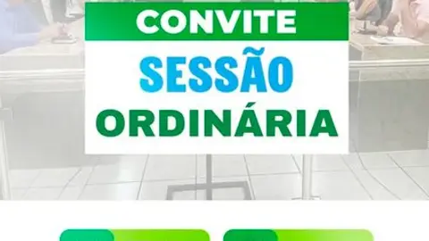 Câmara Municipal do Congo convida para Sessão Ordinária