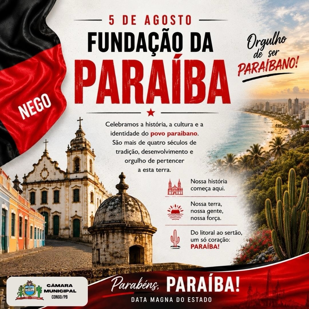 5 de Agosto | Fundação da Paraíba