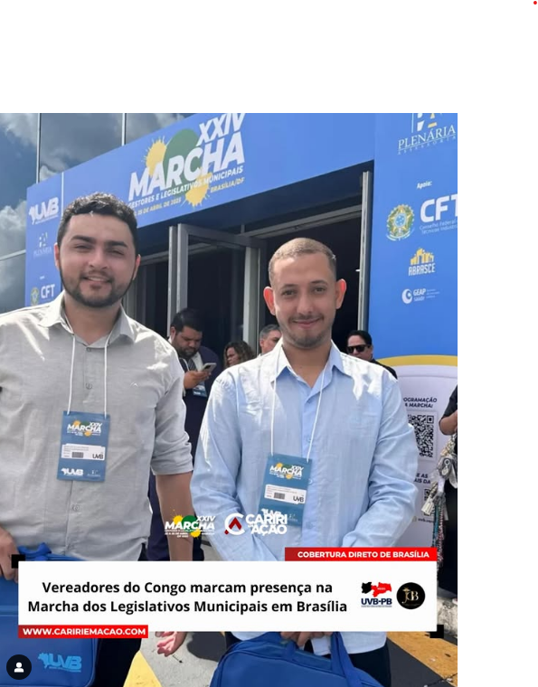 Câmara do Congo participa da Marcha dos Vereadores em Brasília em defesa do municipalismo e da democracia